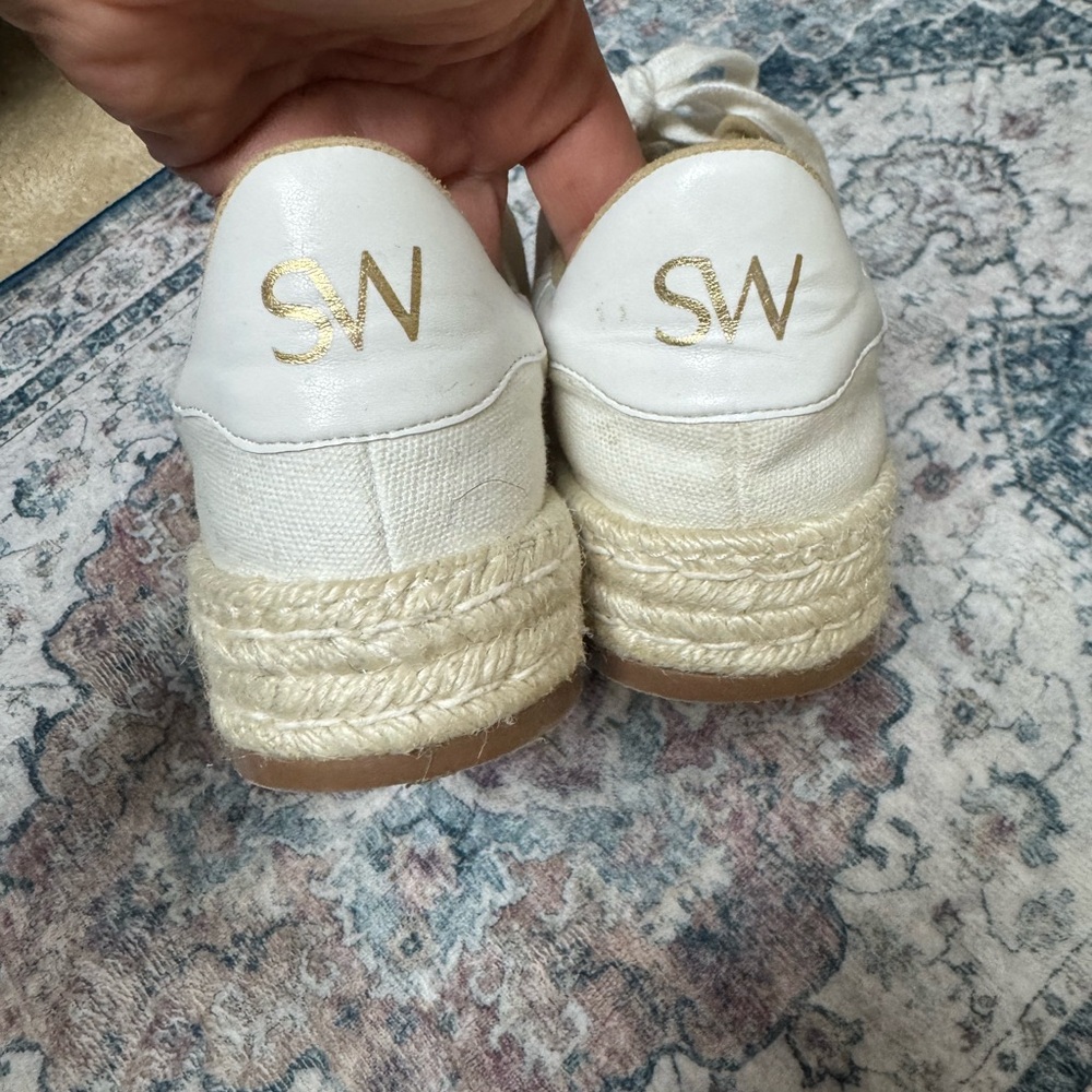 Stuart Weitzman sneaker espadrilles 8B - Picture 4 of 5